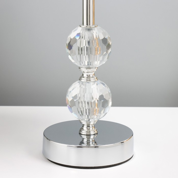 Настольная лампа Настольная лампа "Булла-2" E27 40Вт хром 22,5х22,5х34,5 см