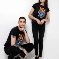 Футболка «Мы все слегка того», темно-синяя, размер S