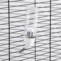 Поилка для грызунов, 80 мл, крепление-пружинка, белая