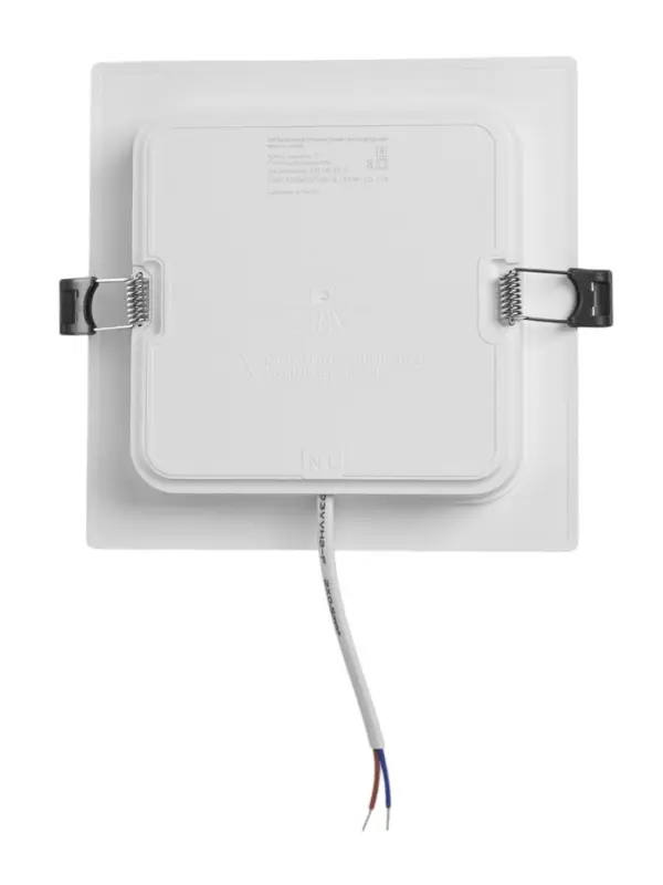 Светильник встраиваемый &laquo;Даунлайт&raquo;, светодиодный, 12 Вт, 4000K, 1140 Лм, 220 В, 150&times;27 мм, квадратный, белый