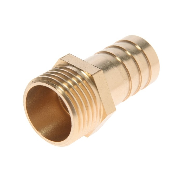 Штуцер ZEIN, 1/2 Штуцер ZEIN, 1/2" х 16 мм наружная резьба, латунь, фасовка 100 шт.