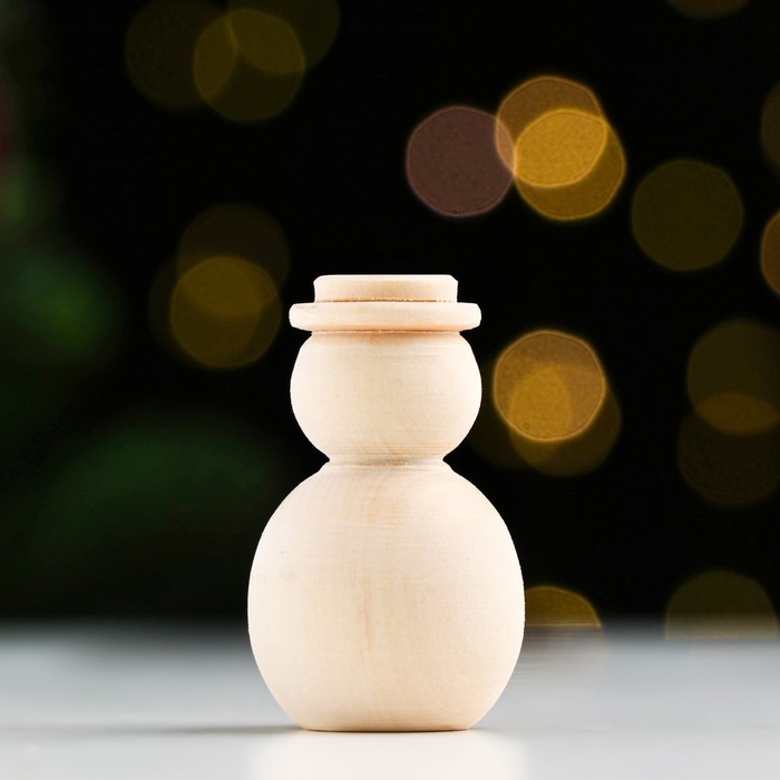 Заготовка для творчества Снеговик, 5х3 см Заготовка для творчества Снеговик, 5х3 см