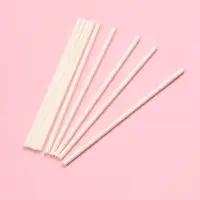 Палочки для леденцов Доляна, d=0.3 см, 10 см, набор 50 шт., бумага, белые