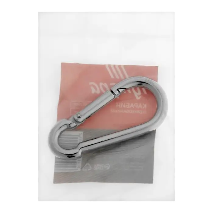 Карабин ТУНДРА krep, DIN5299С, 5×50 мм, оцинкованный, 1 шт. Карабин ТУНДРА krep, DIN5299С, 5×50 мм, оцинкованный, 1 шт.