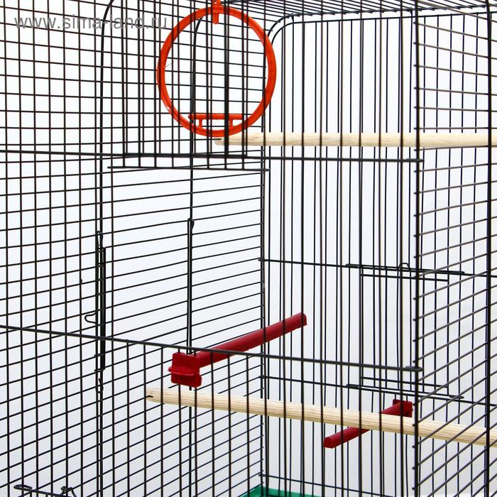 Клетка Клетка "Грация", 4 яруса, 50 х 36 х 65 см, микс цветов