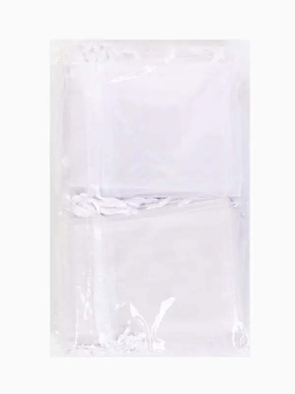 Набор мешочков подарочных 100шт., 7&times;9, цвет белый (1716475)