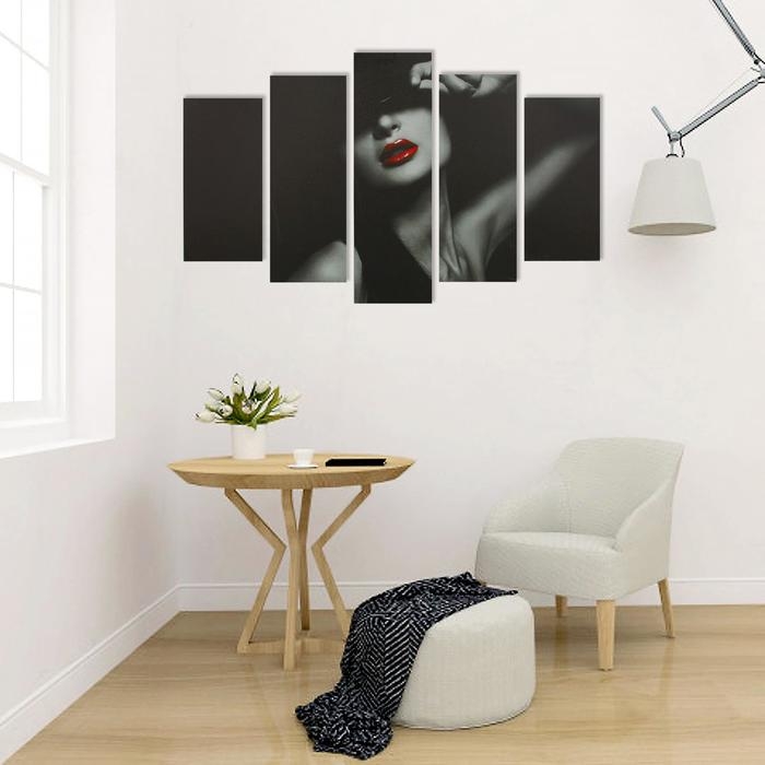 Картина модульная на подрамнике  Картина модульная на подрамнике "Искушение" 2-25х53см , 2-25х67см , 1-25х80 см ,80х140 см