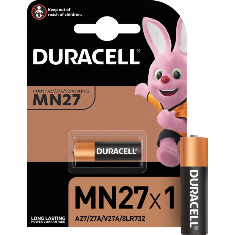 Батарейка DURACELL MN27 для сигнализации бл/1шт