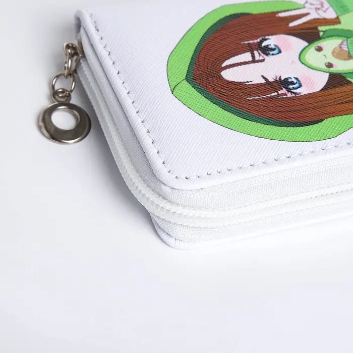 Кошелёк детский на молнии Выбражулька &laquo;Авокадо&raquo;, белый