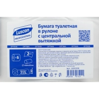 Бумага туалетная д/дисп Luscan Professional с ЦВ 2сл бел втор 215м 6рул/уп