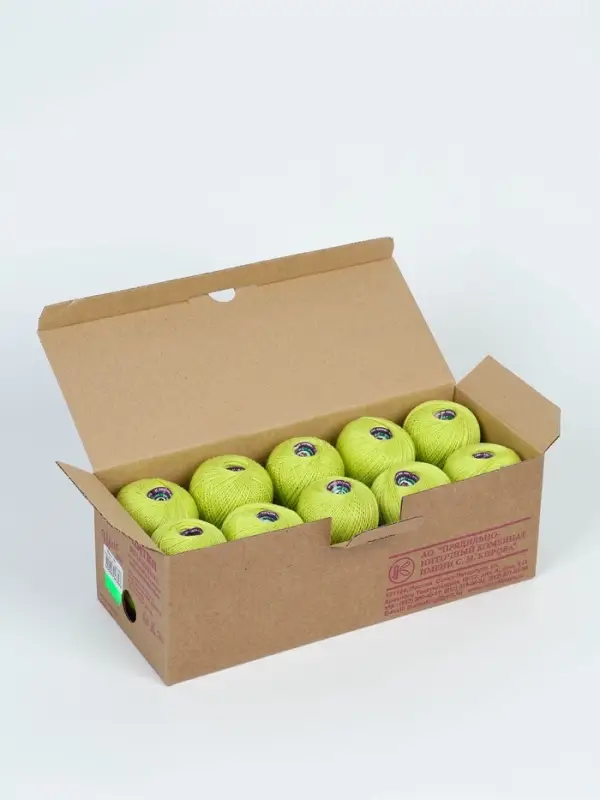 Нитки вязальные "Ирис" 150м/25г 100% мерсеризованный хлопок (4702)