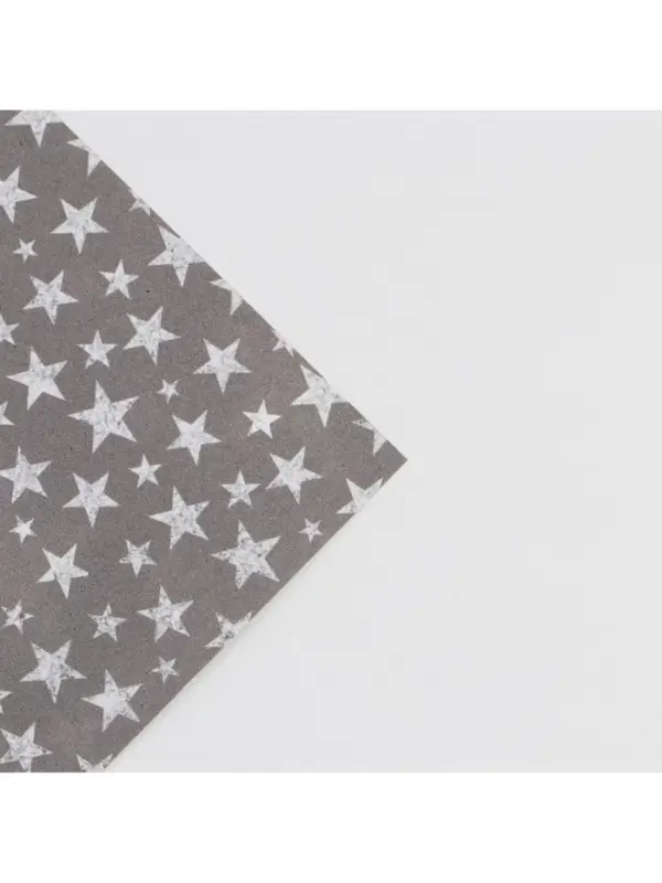 Бумага упаковочная глянцевая двухсторонняя «Звезды», 70 х 100 см