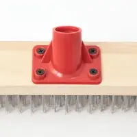 Щетка для пола с металлической щетиной 40 см