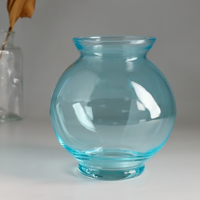 Подсвечник Подсвечник "Ландыш-1" бирюза 14х14 см, 1350 мл МИКС