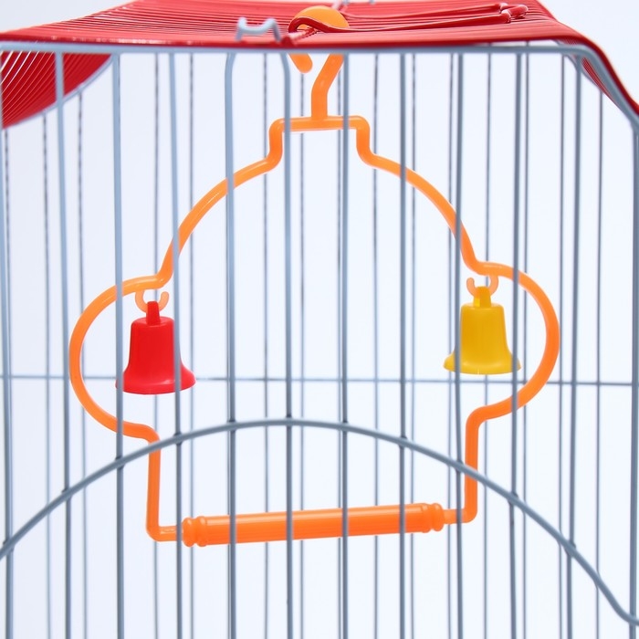 Клетка для птиц укомплектованная Bd-1/4f, 30 х 23 х 39 см, красная Клетка для птиц укомплектованная Bd-1/4f, 30 х 23 х 39 см, красная