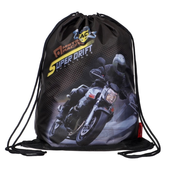 Рюкзак каркасный 35 х 26 х 14 см, Across HK22, наполнение: мешок, пенал, синий HK22-4 Рюкзак каркасный 35 х 26 х 14 см, Across HK22, наполнение: мешок, пенал, синий HK22-4