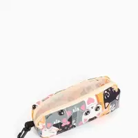 Рюкзак школьный &laquo;Котики&raquo;, с пеналом, 29&times;12&times;41 см, разноцветный