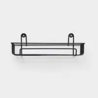 Полка для ванной 29*12,5*10 см, цвет черный