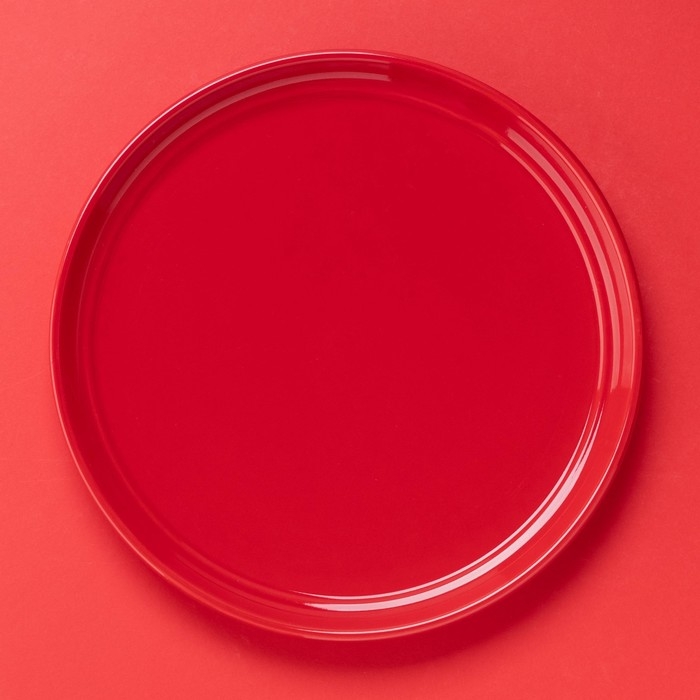 Блинница новогодняя Доляна «Сани Деда Мороза», d=23 см, керамика, цвет белый Блинница новогодняя Доляна «Сани Деда Мороза», d=23 см, керамика, цвет белый