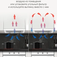 Вытяжка встраиваемая HBH 6232 W белый