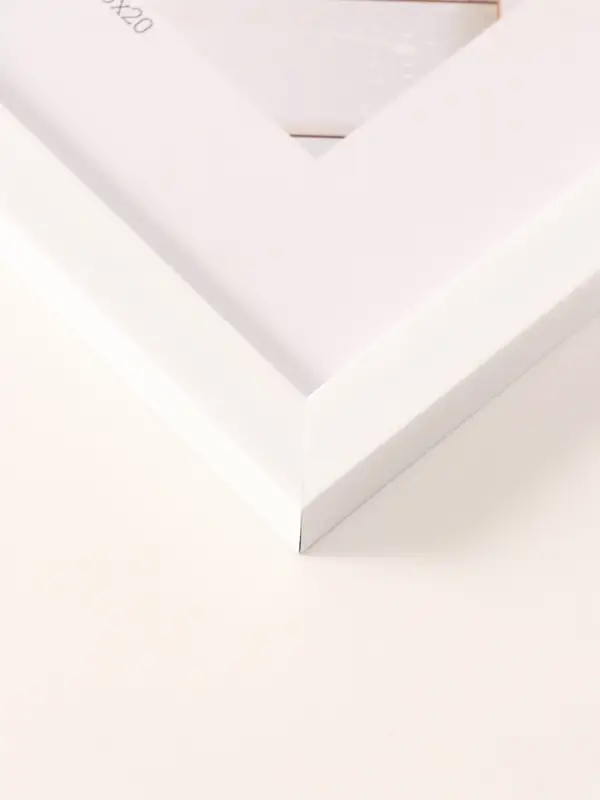 Фоторамка для фото 20&times;20 см &laquo;МИРАМ&raquo;, пластик, белый, (пластиковый экран)