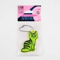 Светоотражающий элемент «Кошечка», двусторонний, 5.9×4.7 см, МИКС