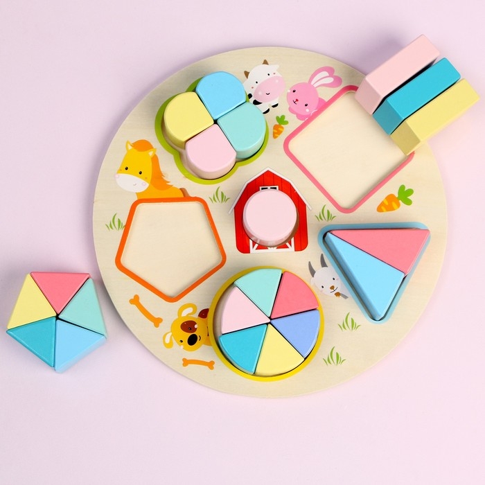 Головоломка деревянная «Нежность», 22×22×2.5 см