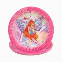 Тарелка одноразовая 18 см, набор 10 шт, ВИНКС Тарелка одноразовая 18 см, набор 10 шт, ВИНКС