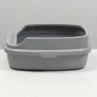 Туалет Айша M с бортом 53&times;39&times;21 см серый FIX