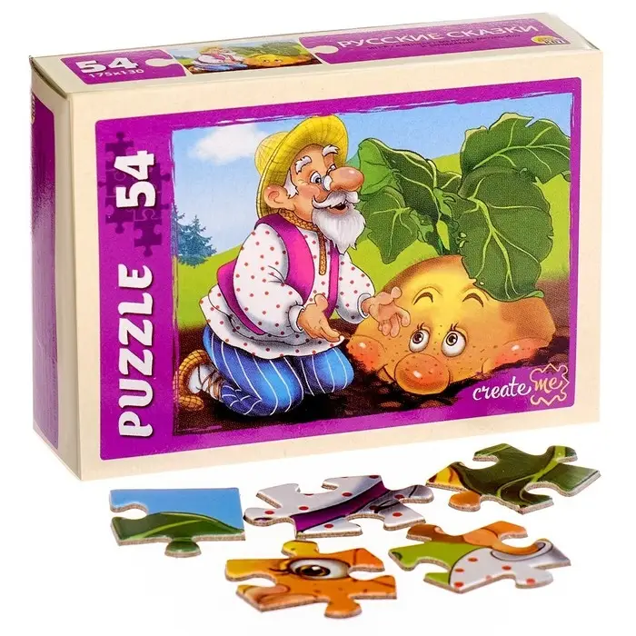 Пазл &laquo;Русские сказки&raquo;, 54 элемента, МИКС