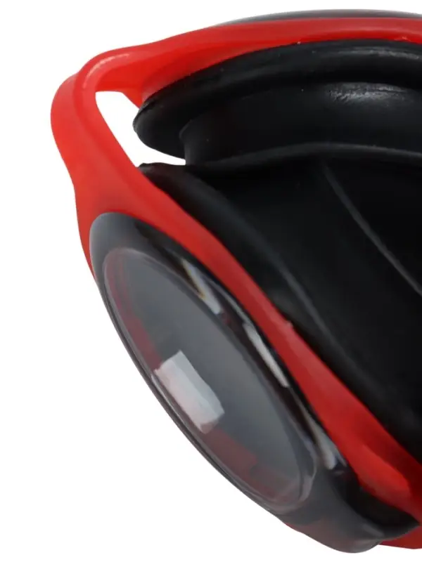 Очки для плавания детские ONLYTOP, беруши, цвет чёрный