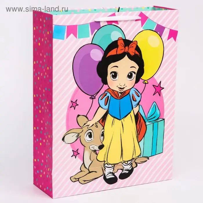 Пакет ламинированный вертикальный, 31 х 40 х 11 см «Принцессы», Принцессы