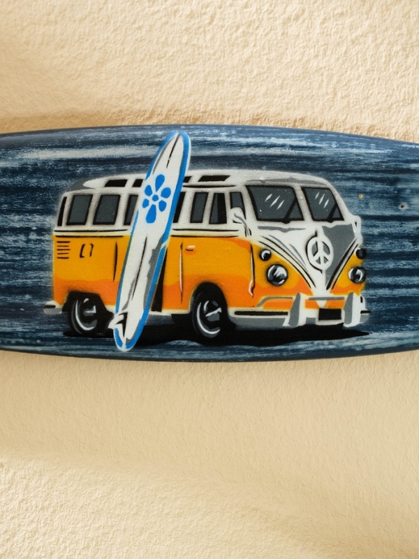 Панно  Панно "Доска для сёрфа "Сплитти" дерево 30х7 см