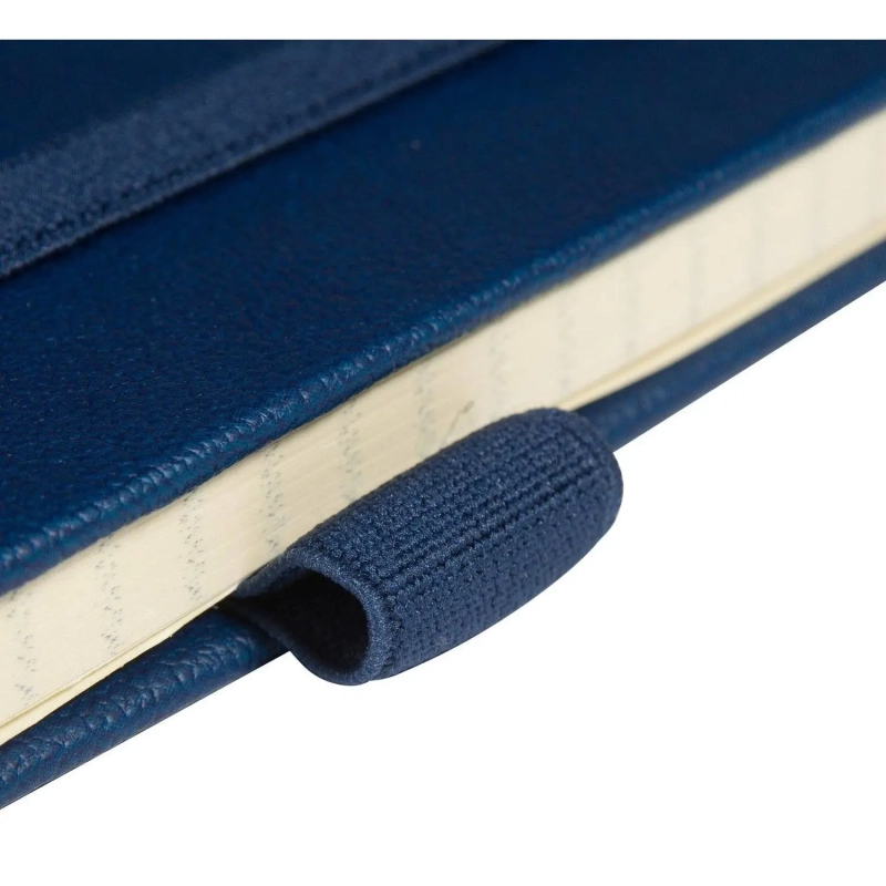 Блокнот А5 80л Bruno Visconti CITY на резинке темно-синий 3-698/01