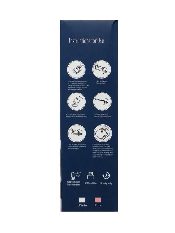 Электрический керлер для ресниц LW-05, от АКБ, белый Электрический керлер для ресниц LW-05, от АКБ, белый