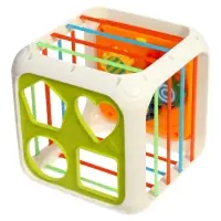 Сортер "Кубик" с шестеренками и фигурами