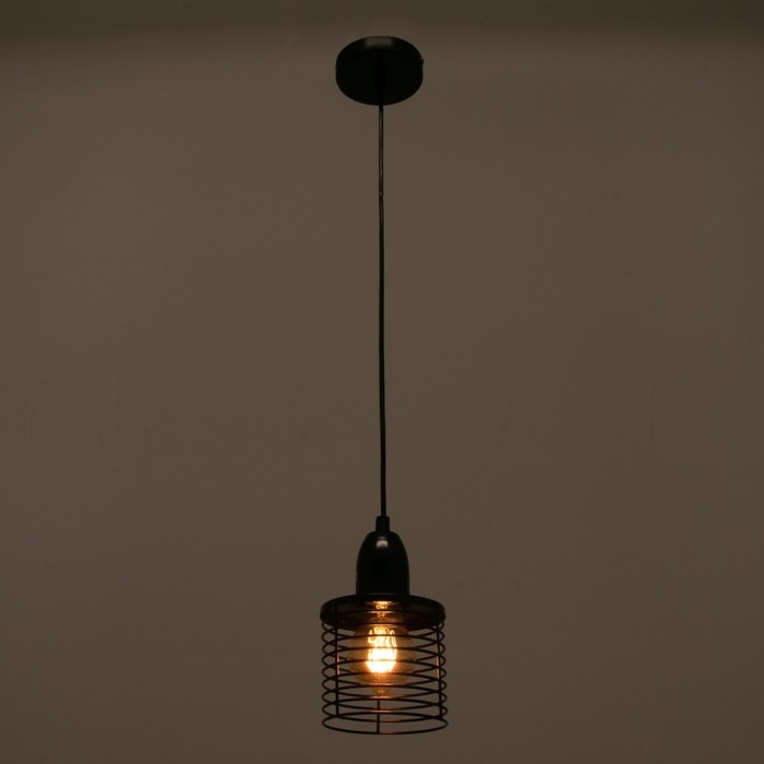 Светильник PL5 BK, 60Вт Е27, чёрный