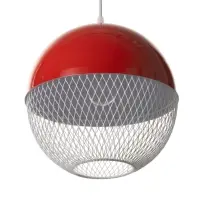 Светильник потолочный BayerLux Lina, 1&times;40 Вт, Е27, алый, 26&times;26&times;32 см