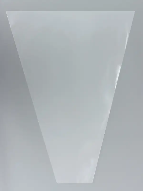 Пакет для цветов конус  Пакет для цветов конус "Алиса", прозрачный, 45 х 60 см