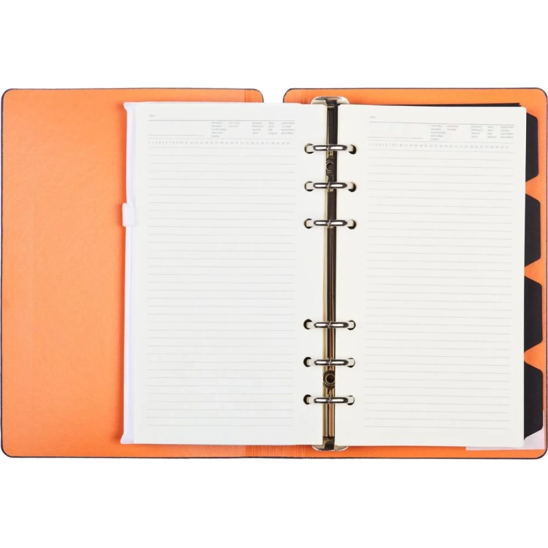 Ежедневник недатированный А5-,132х190мм,120л, FIRENZE темно-синий 3-511/01