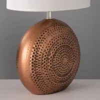 Лампа настольная RISALUX &laquo;Аико&raquo;, 15 Вт, Е14, коричневая, 25&times;15&times;37 см