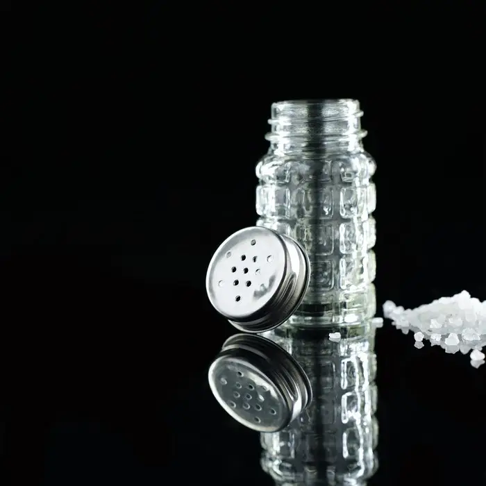 Солонка стеклянная «Квадраты», 100 мл, 4×7,5 см Солонка стеклянная «Квадраты», 100 мл, 4×7,5 см