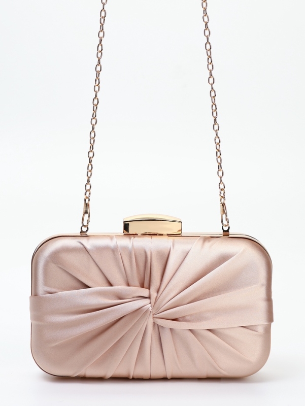 Сумка жен,  20*6*13, отд на фермуаре, цепь, бежевый