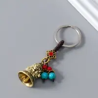 Брелок металл нэцке "Колокольчик дракон" 2,5х2,5х3,7 см