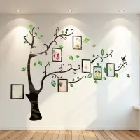 Наклейка интерьерная с фоторамками TAKE IT EASY &laquo;Семейное дерево&raquo;, декор на стену, панно 110&times;140 см
