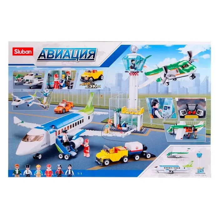 Конструктор Авиация Sluban &laquo;Аэропорт&raquo;, 731 деталь