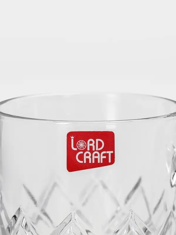 Набор кружек Lord-Rain, 170 мл, 6 шт., стекло, прозрачный
