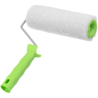 Валик с ручкой Сибртех 200 мм натуральный мех ворс 12 мм, 80123