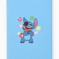 Набор Ежедневник А5, 80 л, ручка и наклейки Стич