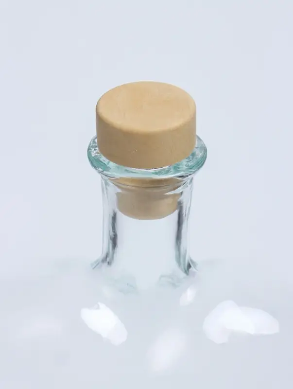 Ваза - бутылка декоративная &laquo;Сердце&raquo;, для песочной церемонии, 12.5&times;6.5&times;19 см, 500 мл